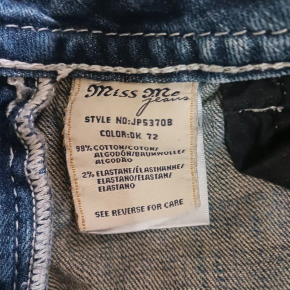 MISS ME Bootcut Size 27 - Picture 4 of 7